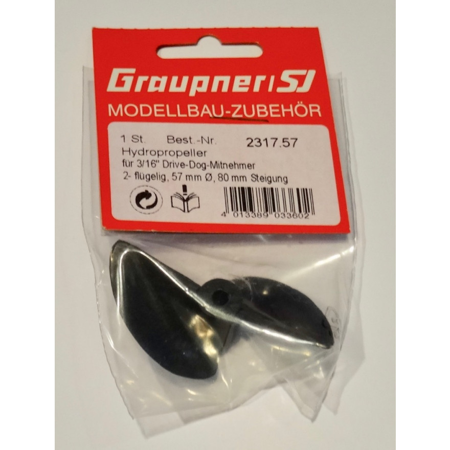 Graupner 57mm Carbonprop für 3/16